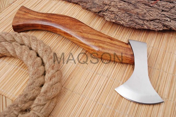Custom Steel VIKING AXE Axt High Carbon Stahl mit Scheide Wikinger MAQ2616 Custom Steel VIKING AXE Axt High Carbon Stahl mit Scheide Wikinger MAQ2616