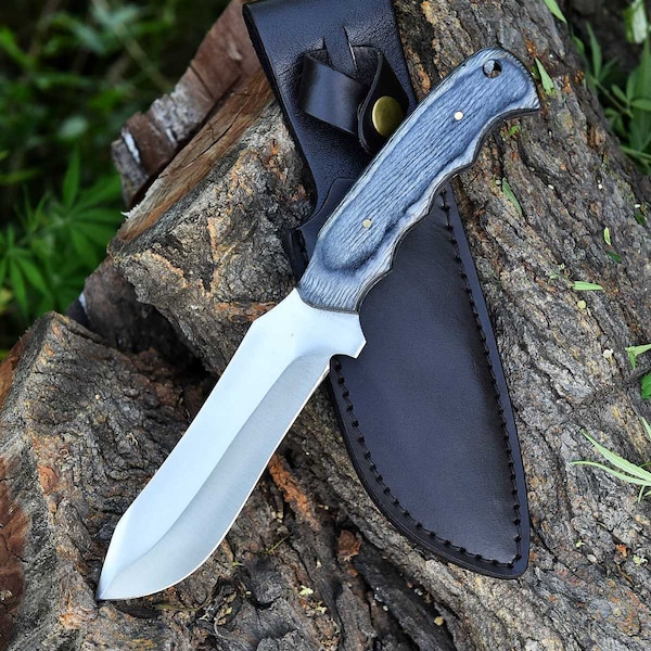 Hunting knife outdoor knife camping 440A steel handmade stainless MAQ2050