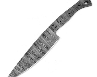 Handmade Damascus Damascus Blade,Hand Forged Damascus Blank Blade 6162EA