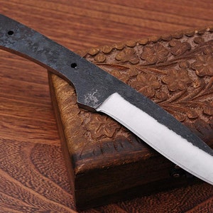 Jagd Nicker(Carbon Stahl 1095] Messerbau Rohling Klinge Nicker 763EA
