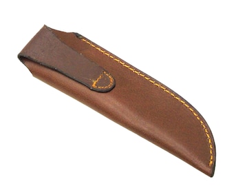 Leather sheaths, knife cowhide leather, hand processed, 4301