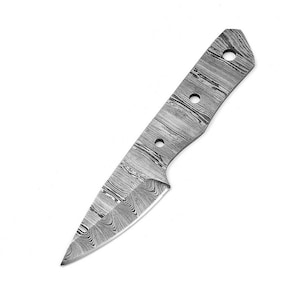 Damascus blade, hand forged Damascus blank blade 4197