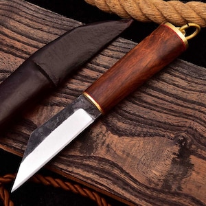 Medieval knife, belt knife, hand-forged carbon steel 1095 Medieval knife, belt knife, hand-forged carbon steel 1095 637EA