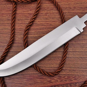 Jagd Nicker Bowie Messerklinge Messer Rohling einem Stück Stahl von Hand geschmiedet. (High Quality Steel Blade Stainless,) 1006#2