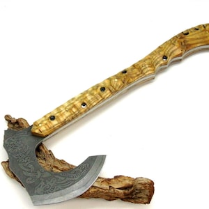 Axe High Carbon Steel with Sheath Hand-Forged Viking MAQ2644D