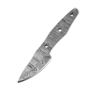 Damascus blade, hand forged Damascus blank blade 4217