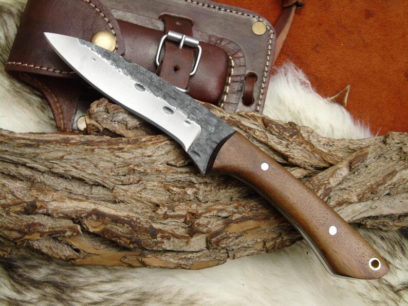 Medieval knife belt knife hand 1095 CR54 Etsy