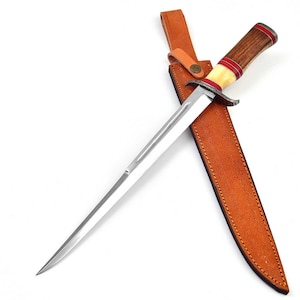 Hunting Bowie Knife Outdoor 440 steel Stainless Bowie Knife Camping Hunting Fishing Knife MAQ1798