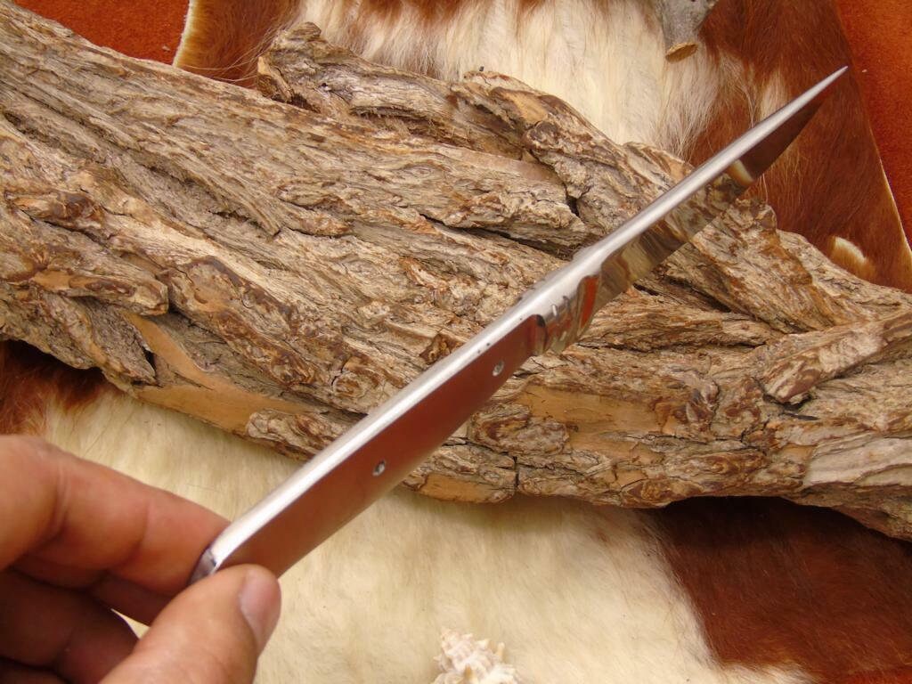 Lama Nicker 440A Costruzione Coltelli Grezzi 11 Cm Bayerischer Nicker - Foto 3