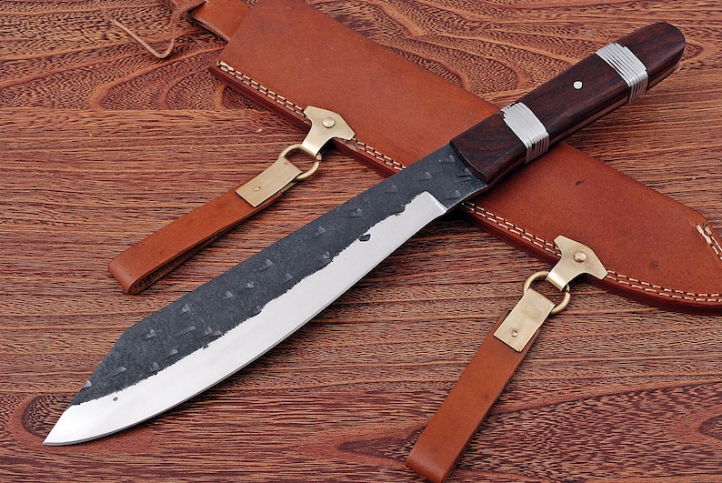Medieval Work Knife Celts Viking Leather Sheath Sax Style MAQ171