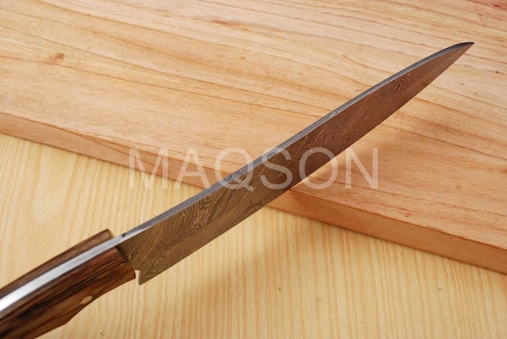 CUSTOM HANDMADE FORGED DAMASCUS STEEL CHEF KNIFE SET KITCHEN KNIVES - M 118