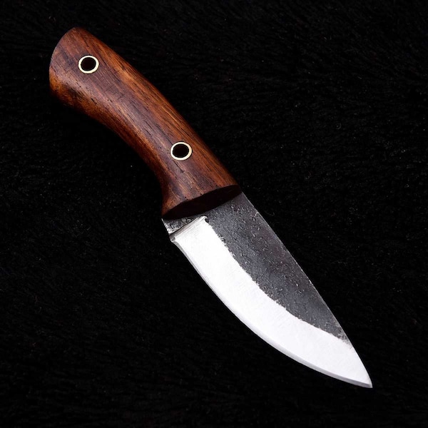 Nóż myśliwski Średniowieczny nóż wikingów Nóż ze stali węglowej 1095 MAQ2068