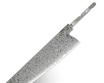 Japans mesblad, 67 lagen Damascusstaal, set mesbladen, scherpe koksmesbladen. 864-4