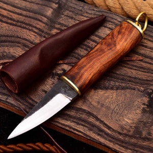 Medieval knife, belt knife, hand-forged carbon steel 1095 Medieval knife, belt knife, hand-forged carbon steel 1095 641EA