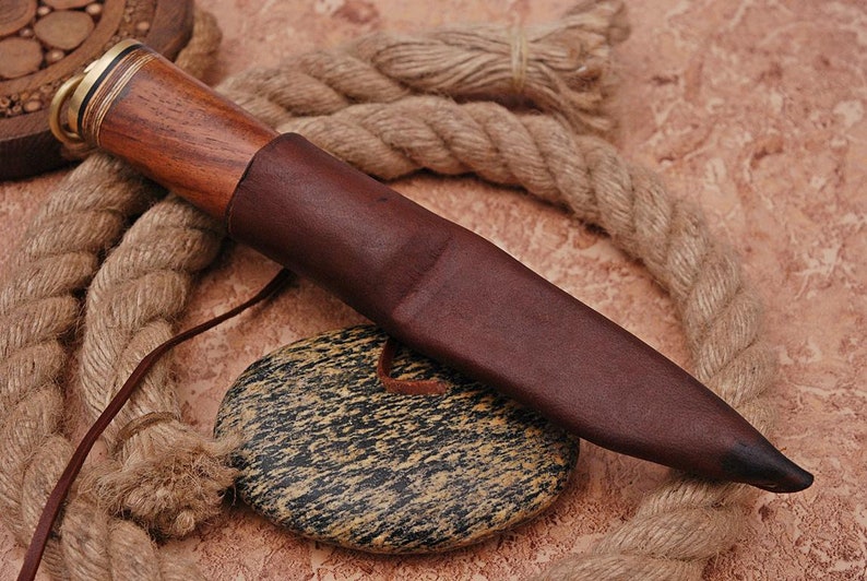 Medieval knife belt knife hand carbon steel 1095 Etsy