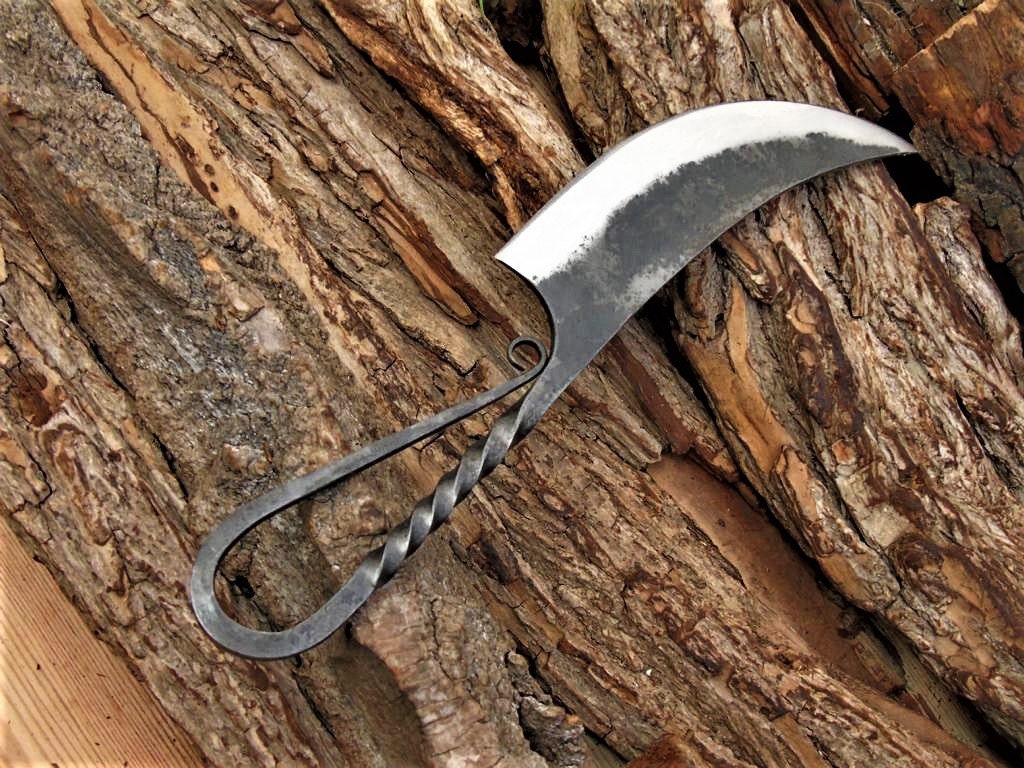 Cuchillo medieval cuchillo vikingo cuchillo de cuello forjado a mano 939EA  -  México