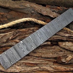 Damascus steel plate Damascus steel Damascus Torsion pattern 969-1EA