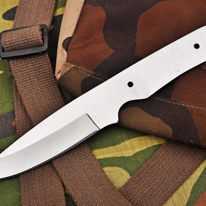 Hunting Nicker Steel Blade Stainless. Knife making blank blade Nicker 768EA