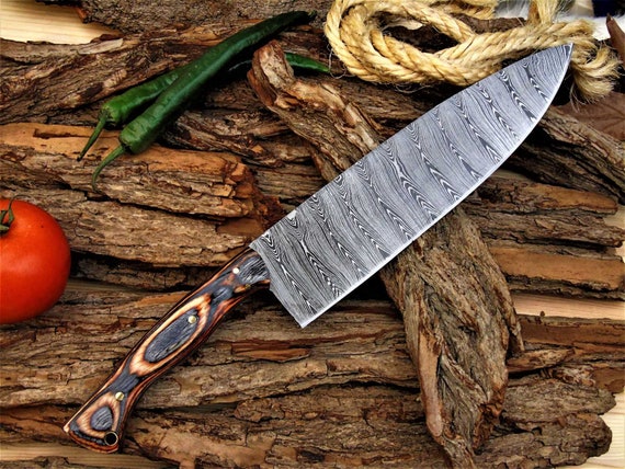 Coltello Da Taglio Per Pelle In Acciaio Inox - Utensile Fai Da Te Con Manico In Legno Per Lavorazione Cuoio - Foto 4