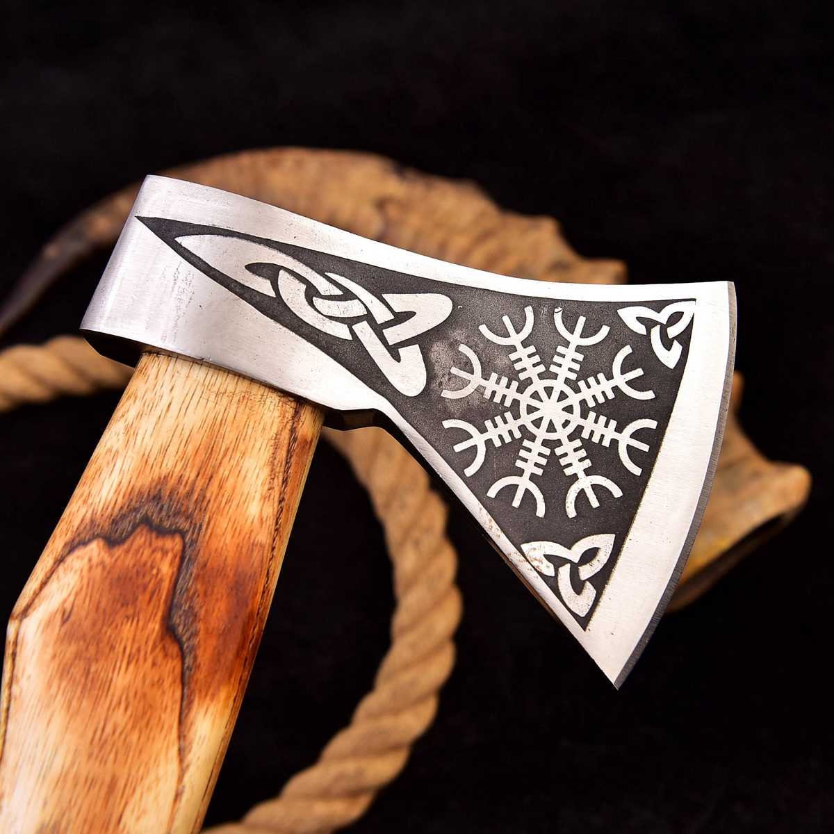 Tête De Hache Viking Forgée à La Main, Acier Haute Teneur En Carbone, WarriorsOutfit
