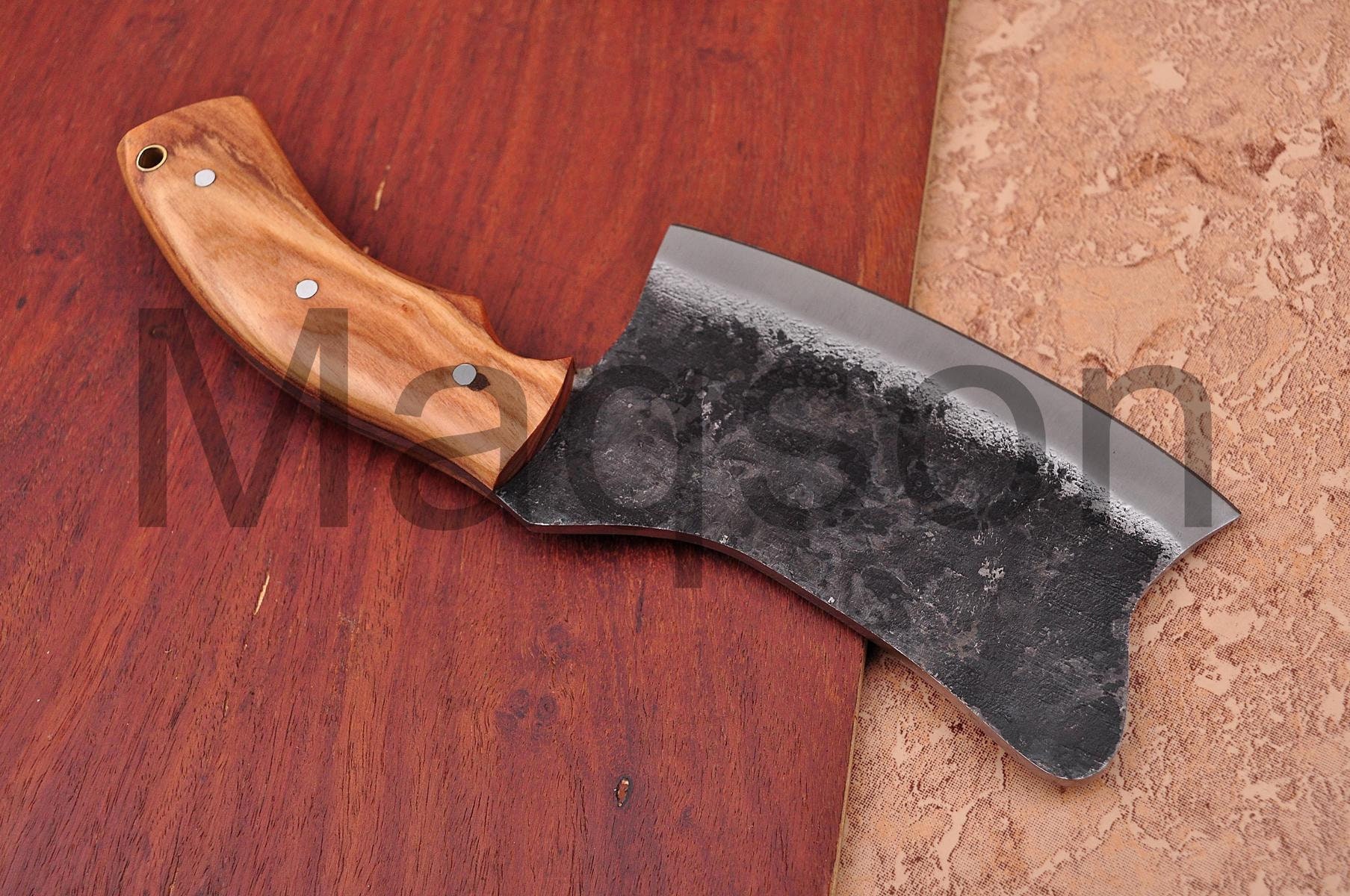 Kitchen Knife Hack Knife Hack Knife 1095 Steel 4212 Etsy