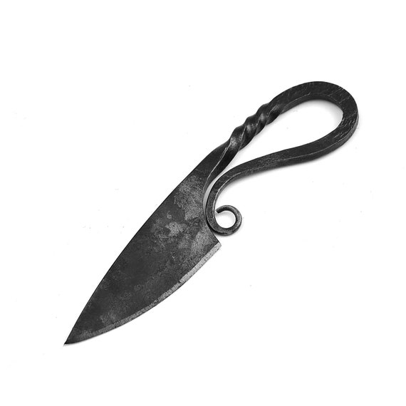 Couteau Viking en fer avec étui en cuir - MedieWorld
