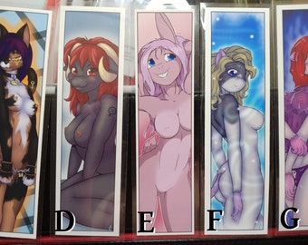 Marcapáginas peludos Personajes originales NSFW Ratas Gatos Conejitos Ovejas