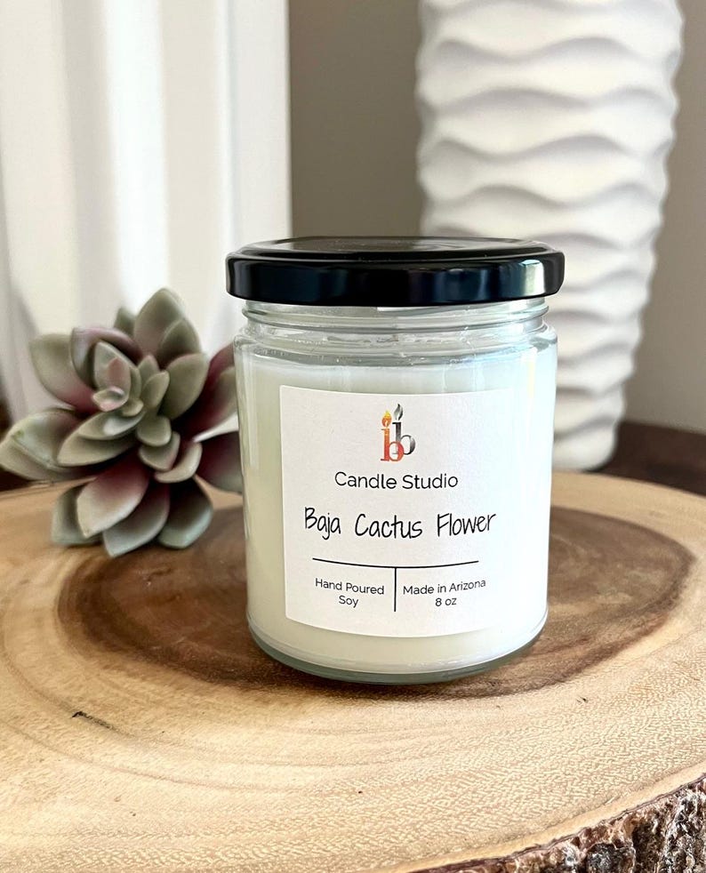 Candle Gift Box, Handmade Soy Wax Candles and Wax Melts, 8 Oz and 4 Oz ...