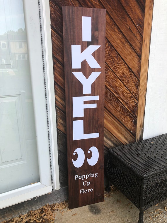 IKYFL Popping up Here Outdoor Sign - Etsy