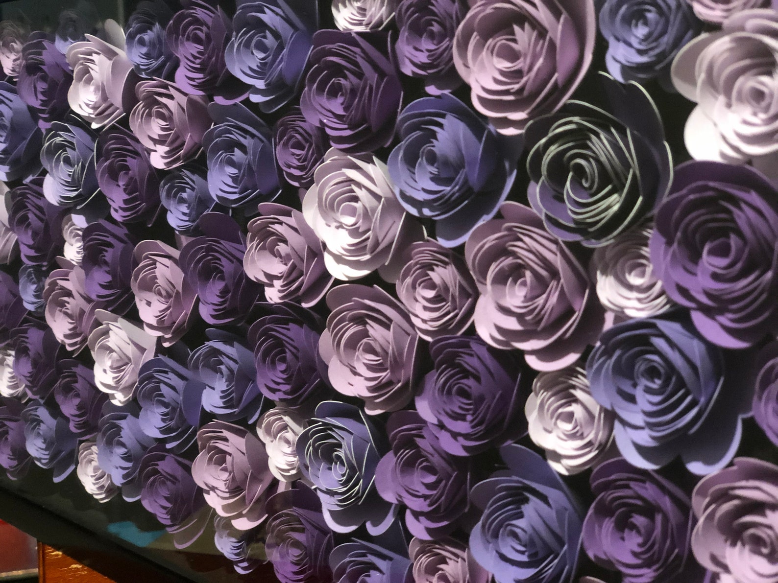 Purple Shadow Box Etsy