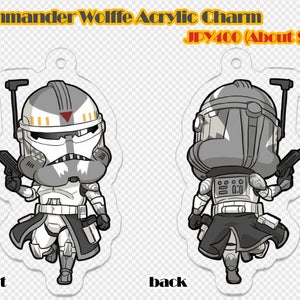 Acrylic Charm Clone Trooper image 2