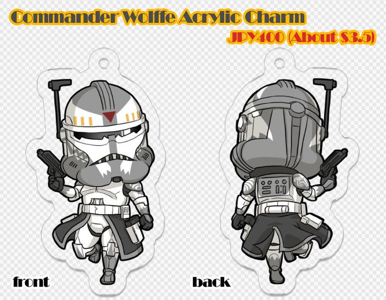 Acrylic Charm Clone Trooper image 2