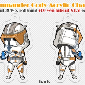 Acrylic Charm Clone Trooper image 4