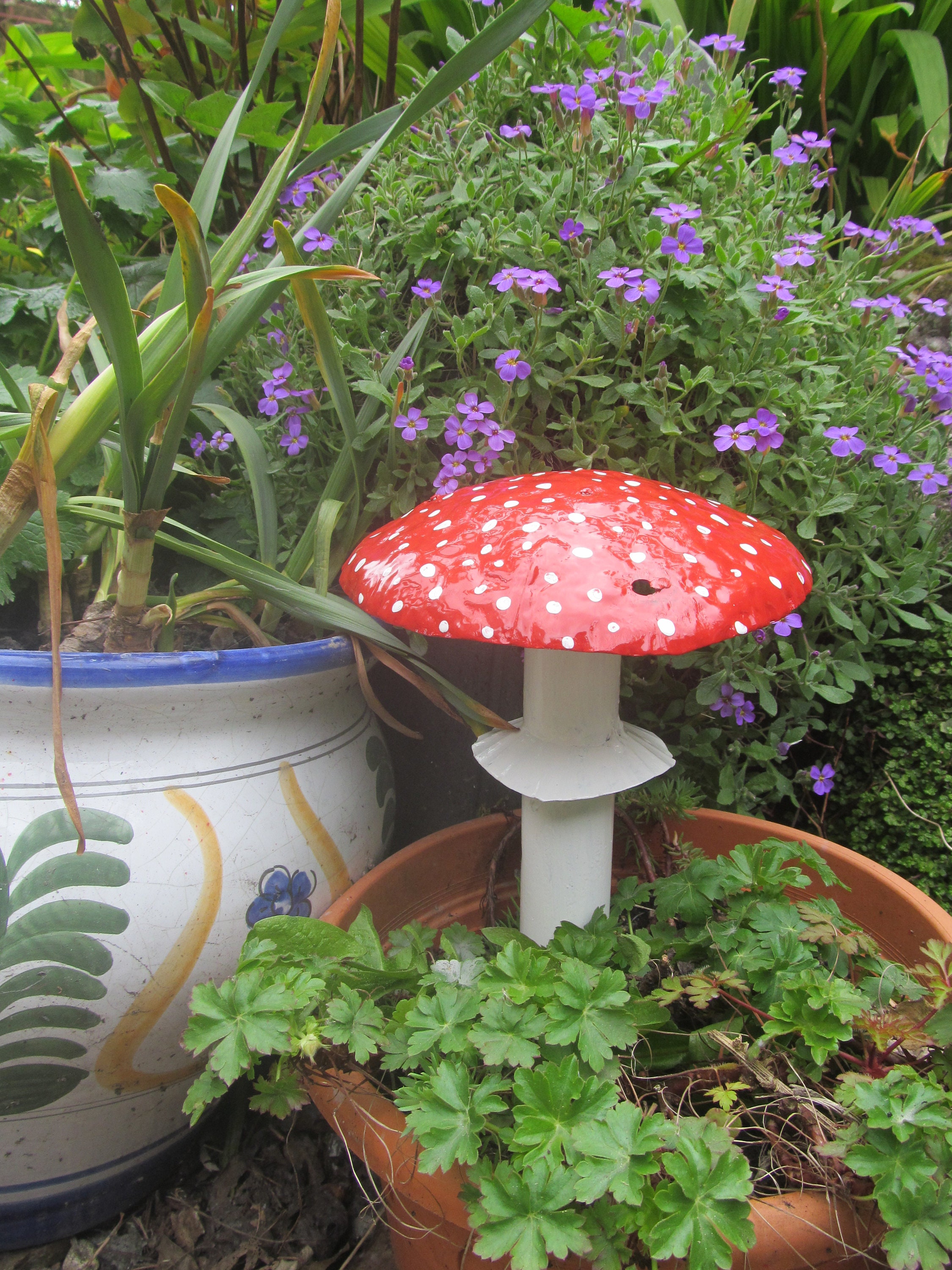 Garden mushroom decor. Etsy