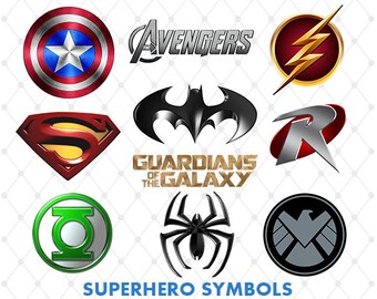 Superhero logo | Etsy