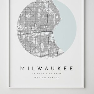 Milwaukee Map, city map, city map art, Milwaukee poster, Milwaukee map poster, Milwaukee art, print of Milwaukee, map poster Milwaukee, Map