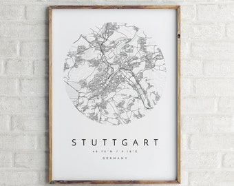 Stuttgart Poster Etsy