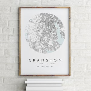 Cranston Map, Cranston, Rhode Island, City Map, Home Town Map, Cranston ...