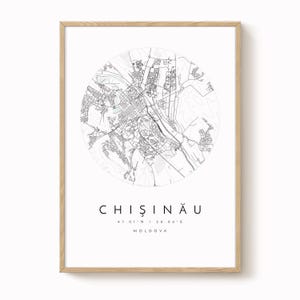 Chisinau Map, Chișinău, Moldova, City Map, Home Town Map, Chisinau Print, wall art, Map Poster, Minimalist Map Art, mapologist, chisinau art
