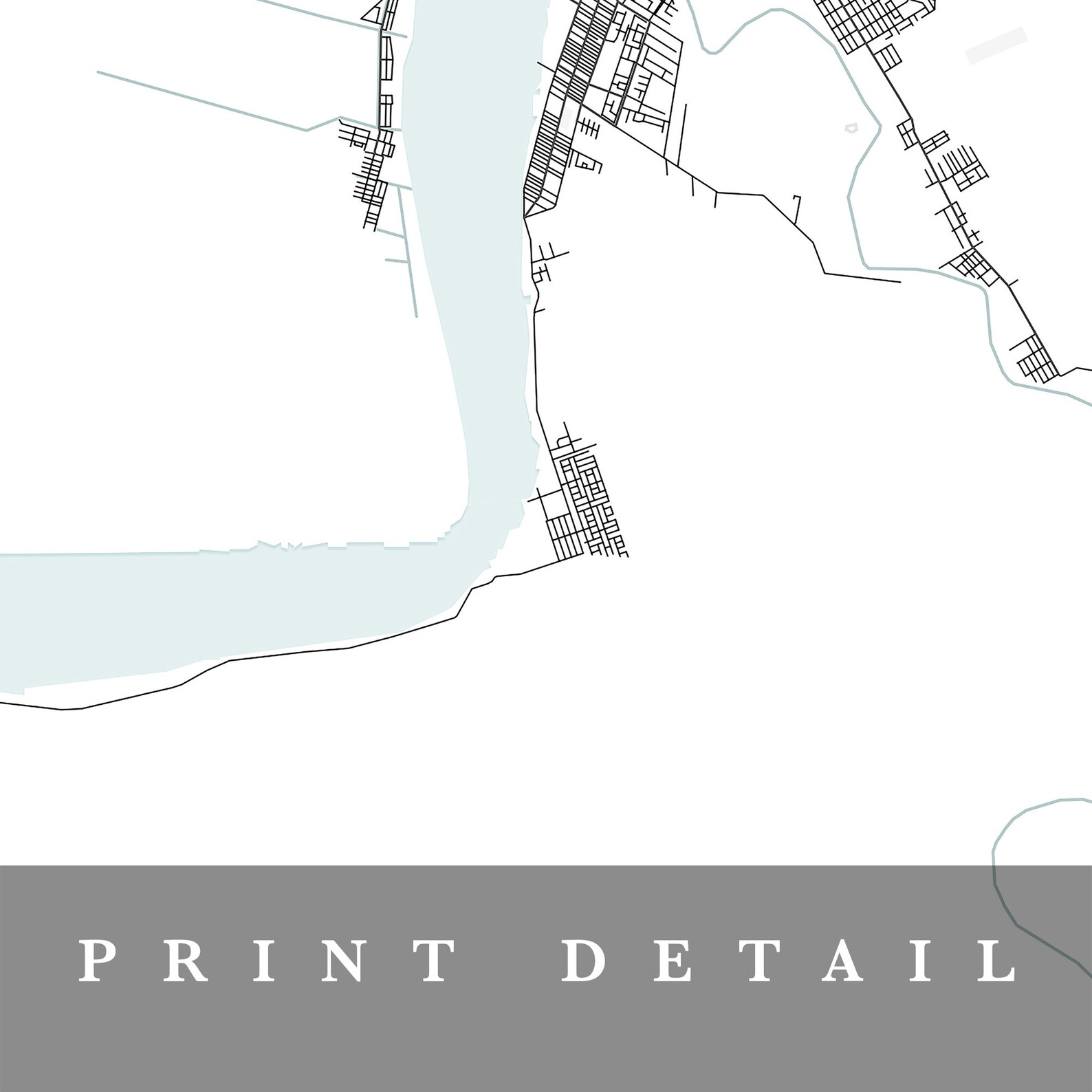 New Amsterdam Map New Amsterdam Guyana City Map Home Town Etsy