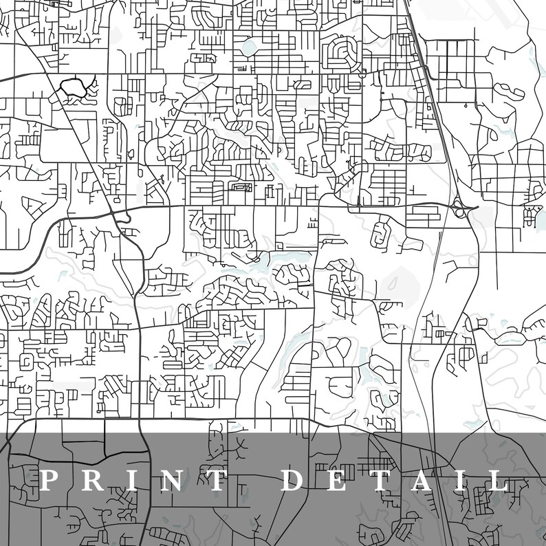 Warner Robins Map Warner Robins City Map Home Town Etsy