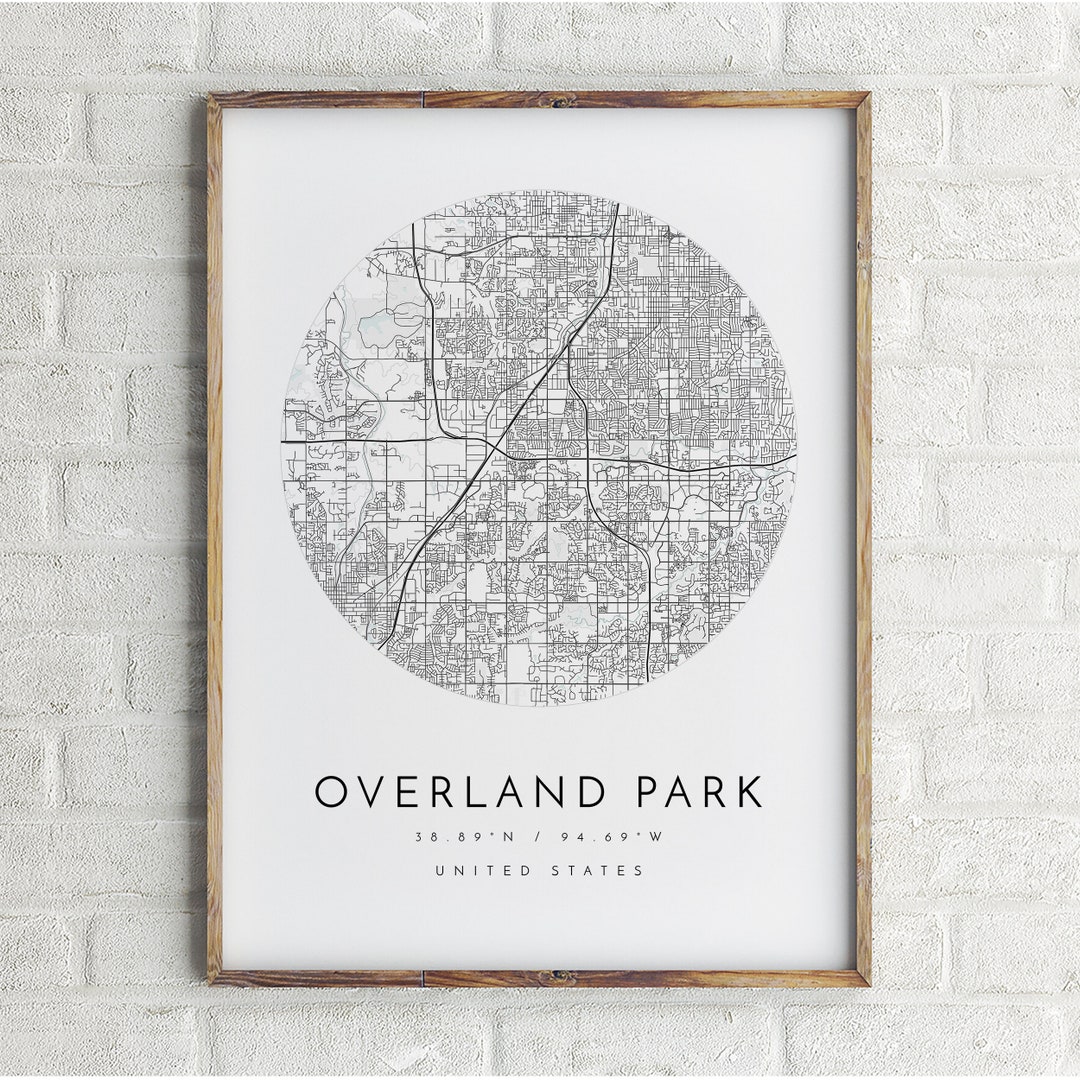 Overland Park Map, Overland Park, Kansas, City Map, Home Town Map ...