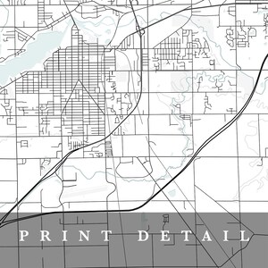 Holland Map, Holland, Michigan, City Map, Home Town Map, Holland Print ...