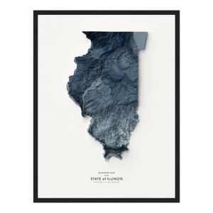 Custom Country or State Map, Elevation Map Print, Terrain Map Art, Landscape Topographic Artwork, Geology Wall Art, Custom Map Print