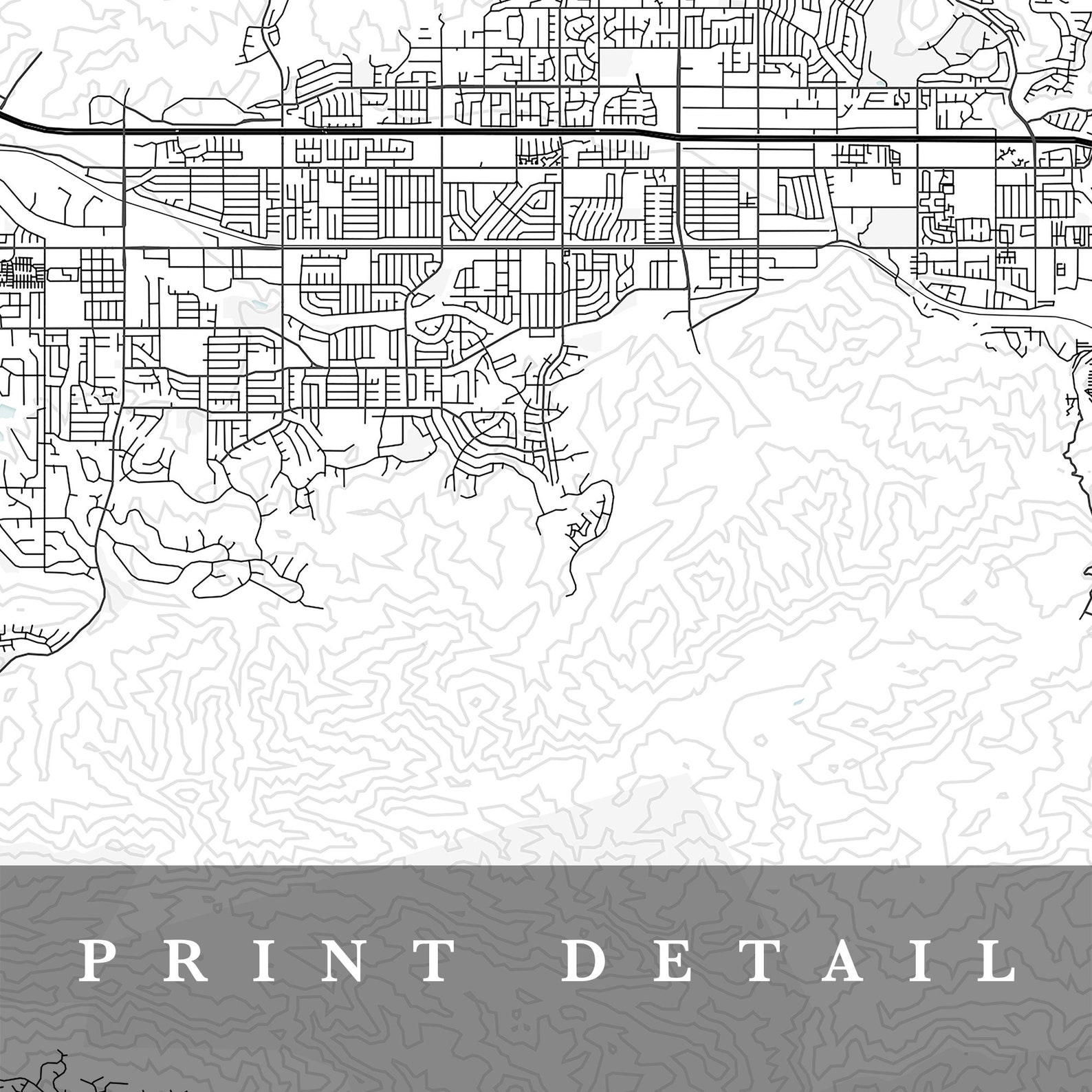 Simi Valley Map Simi Valley California City Map Home Town - Etsy