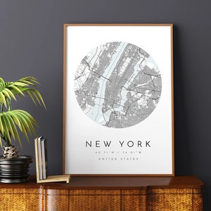 Personalized Map Print, Set of Three, Map Prints, Custom Locations ...