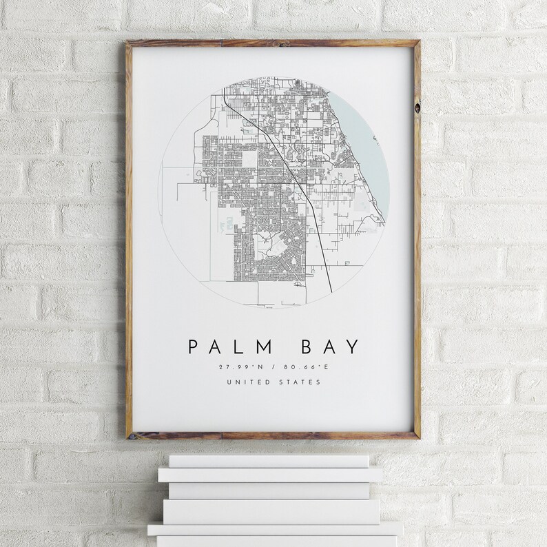 Palm Bay Map Palm Bay Florida City - Il 794xN.2247953697 Fe1x