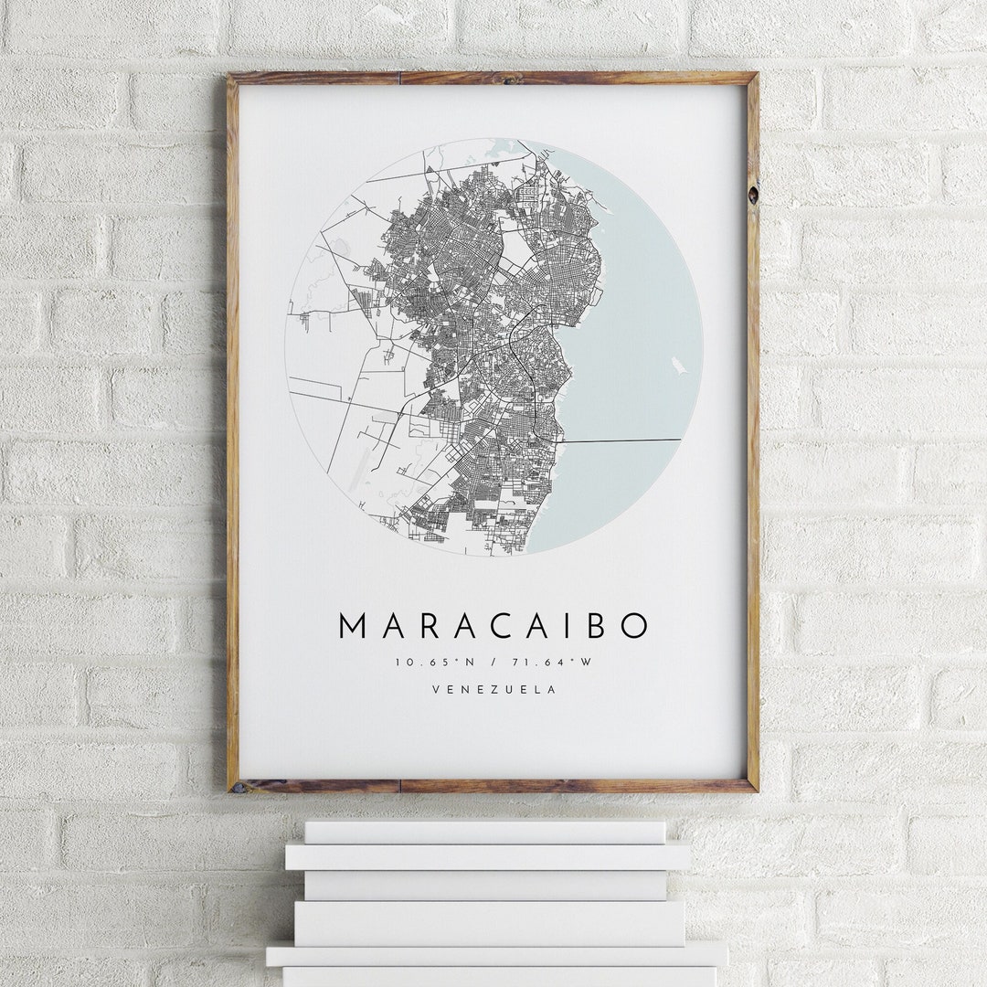 Maracaibo Map, Maracaibo, Venezuela, City Map, Home Town Map, Maracaibo