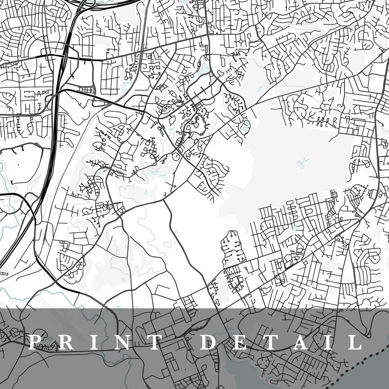 Alexandria Map Alexandria Virginia City Map Home Town Map Etsy