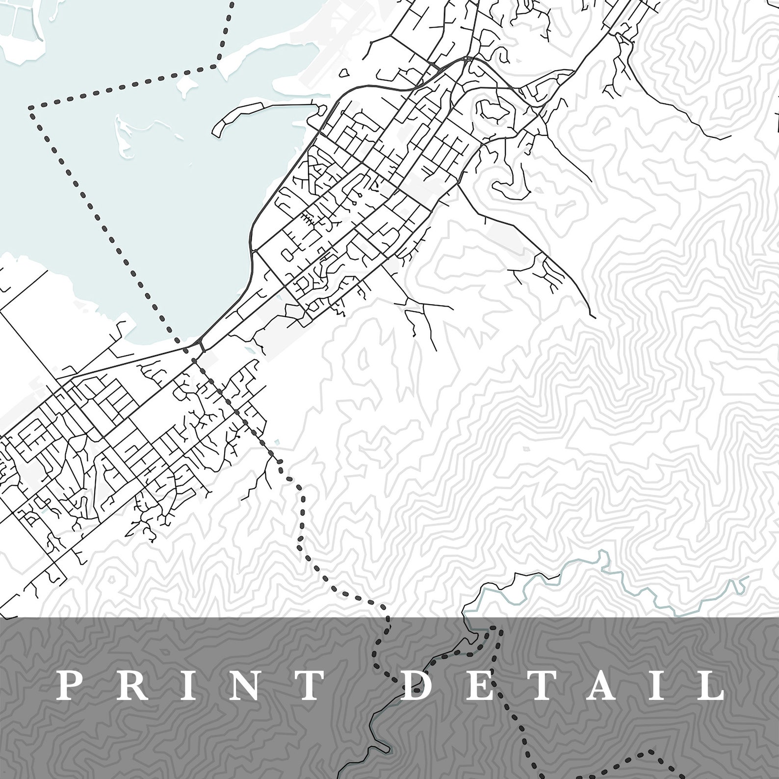 Nelson Map Nelson New Zealand City Map Home Town Map Etsy